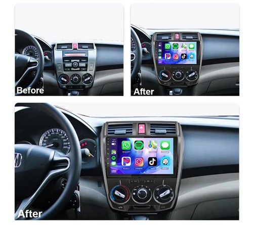CarPlay Android 14 Auto Car Stereo Navi For Honda City 2008-2013 Head Unit 64GB - Picture 6 of 19