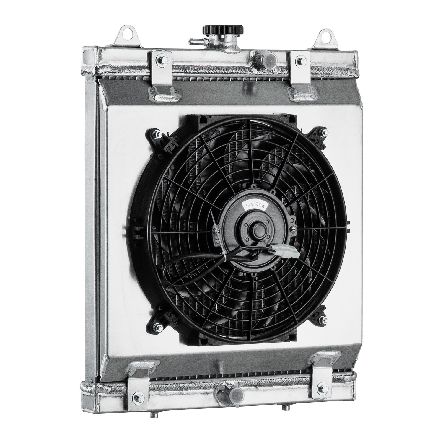 ALLOY Aluminum Radiator Shroud Fan Relay Kits For 2016-2018 2017 Yamaha YXZ1000R