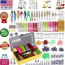 Portable 302-Piece Fishing Lures Set - Perfect Gift for Anglers & Fishing Lovers