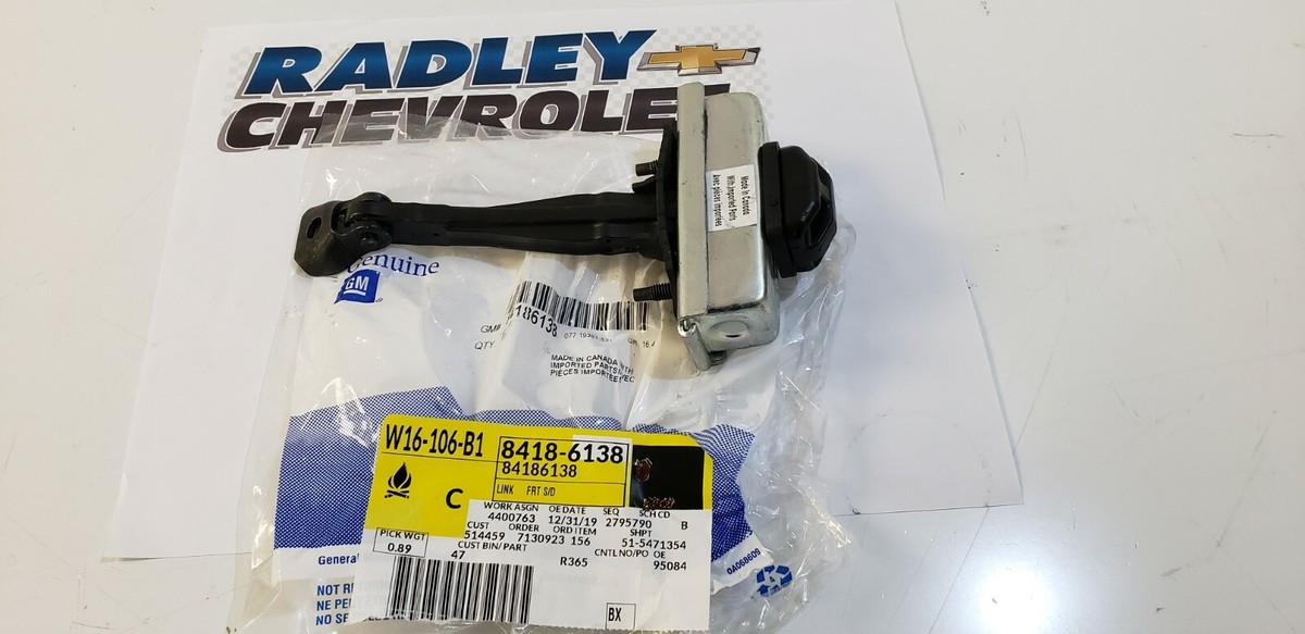 84186138 GM NEW OEM DOOR CHECK 14-20 CHEVROLET GMC CADILLAC | eBay