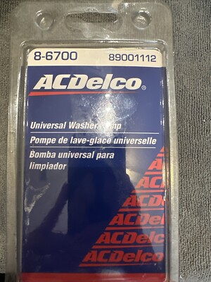 #ad #ad AC Delco 8 6700 Universal Washer Pump GM Part # 89001112 $15.00