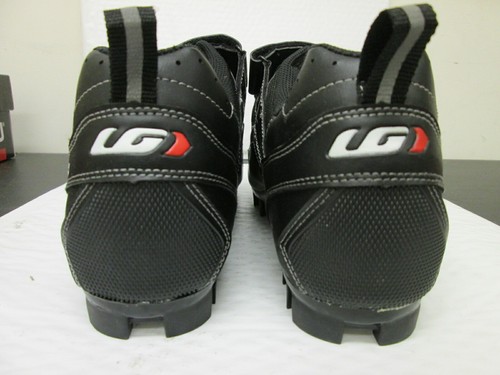 Louis Garneau Men Terra MTB Size 38 EU 4.5 US Black Cycling Shoe SPin SPD 2-bolt - Picture 5 of 6