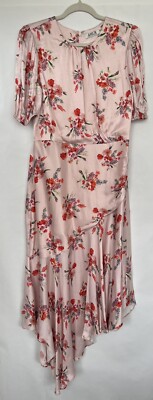 amur floral asymmetrical midi dress Sorelle Midi Dress