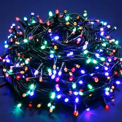 BAKAJI Catena Luminosa 750 Luci LED Lucciole Multicolore Controller 8 Funzioni Esterno