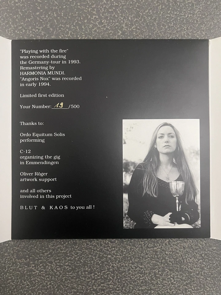 Ordo Equitum Solis ‘Playing With The Fire’ Death In June TMLHBAC Dead Can Dance - Image 3 of 4