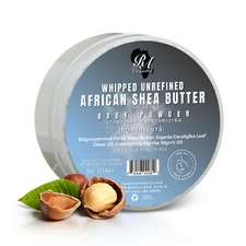 RA Cosmetics Hydrating Whipped Shea Butter -6 oz - Ultra All-Day Moisturizing
