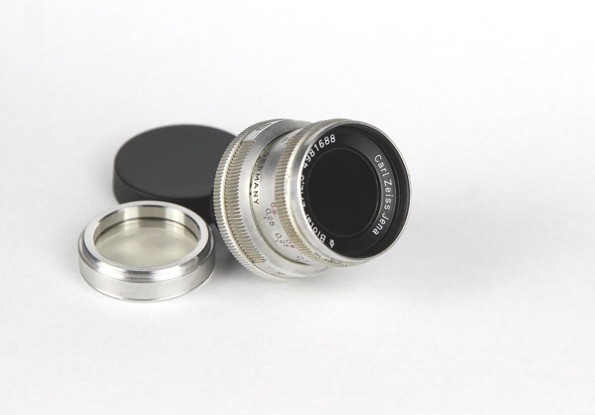 Lens Carl Zeiss Jena Biotar 2 / 12,5 for Pentaka 8-Pentaflex Lens Carl Zeiss Jena Biotar 2 / 12,5 for Pentaka 8-Pentaflex