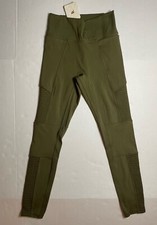NWT Fabletics Womens Size 6 Motion365 High-Waisted Leggings Green New