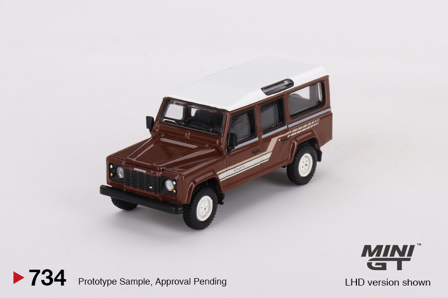 1/64 LAND ROVER DEFENDER 110 1985 COUNTY STATION WAGON (LHD) MGT00734-L