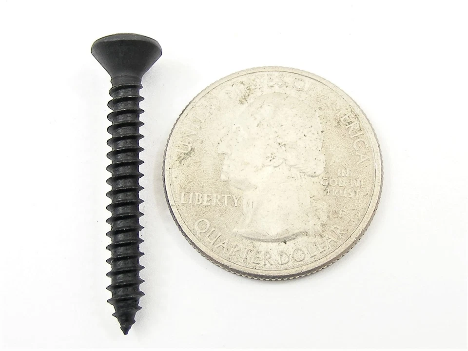 Tornillos interiores para Jeep - #8 x 1" a 1-1/2" de largo #8 cabeza ovalada - 75 piezas (25ea) #368 Foto 3 de 4