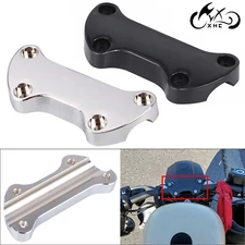 1" Handlebar Riser Top Clamp Cover For Harley Sportster XL 883 1200 Super Glide