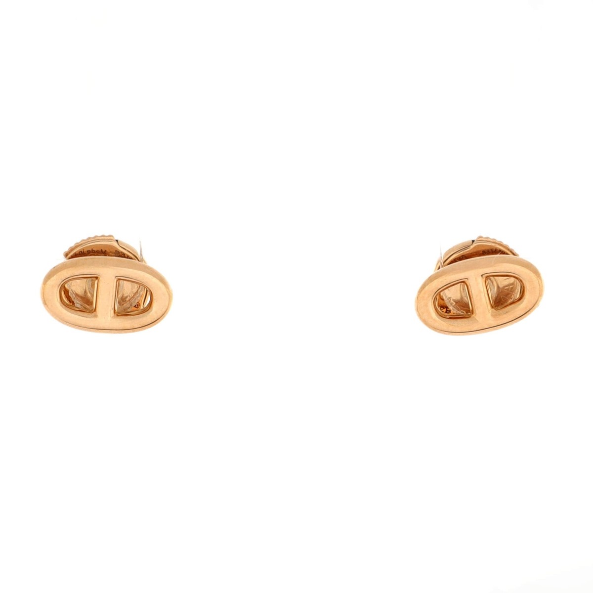 Hermes Farandole Stud Earrings 18K Rose Gold Very Small | eBay