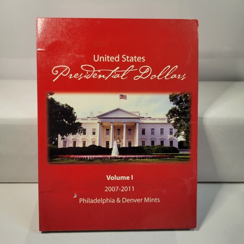 Edelmann Cartella Monete Dollaro Presidenziale 2007-2011 P&D $1 Moneta VOLUME 1 #1rip - Foto 9 di 14