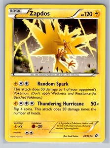 Zapdos 46/113 Legendary Treasures NM NEAR MINT