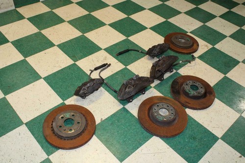 17-20 CAMARO SS LH RH OEM Brembo Brake Caliper & Rotor Set 4x Front Rear Factory