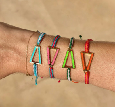 Valentina Celebrity Geometrisches Neon Armband
