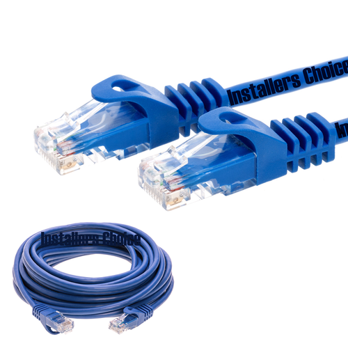 100 ft RJ45 CAT5E LAN Network Cable Cat5 Ethernet Router Switch Patch Cord Blue - 第 8/10 張圖片