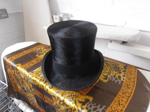 1920s Austin Reed Silk Top Hat Size 7 