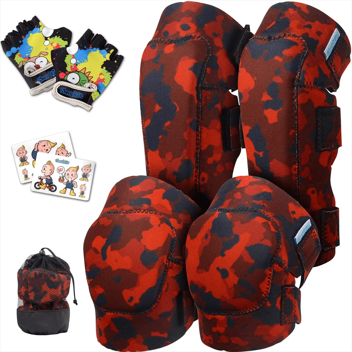 Simply kids knee and elbow cheap pad set
