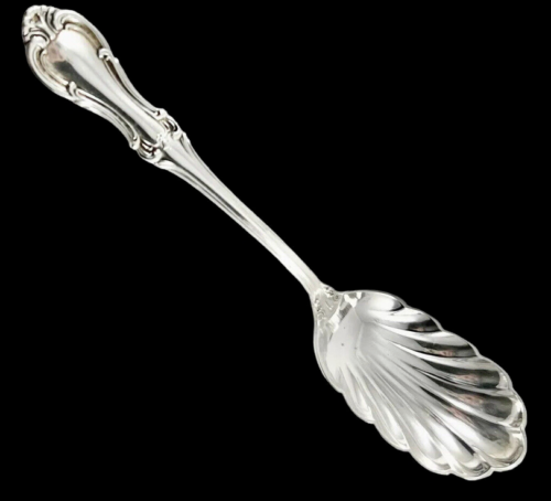 JOAN of ARC Sugar Shell by INTERNATIONAL SILVER 6 1/8" Sterling Silver Spoon