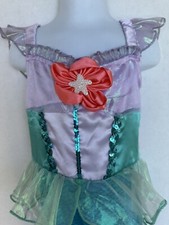 Disney Store The Little Mermaid Ariel Halloween Costume Cosplay Dress Up 4 XS