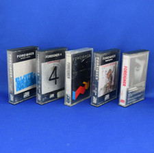 Lot of 5 Foreigner Cassette Tapes - Head Games, 4, Double Vision, Inside Info