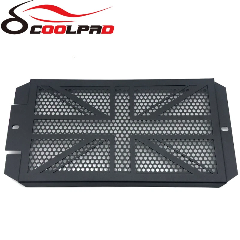 Protector de parrilla protector de radiador negro para Triumph Thruxton 1200 Bonneville Foto 2 de 4