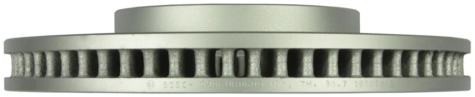 Rotor de freno de disco delantero QuietCast Bosch 2003-2007 Cadillac CTS Bosch 2004 2005 2006 Foto 4 de 4