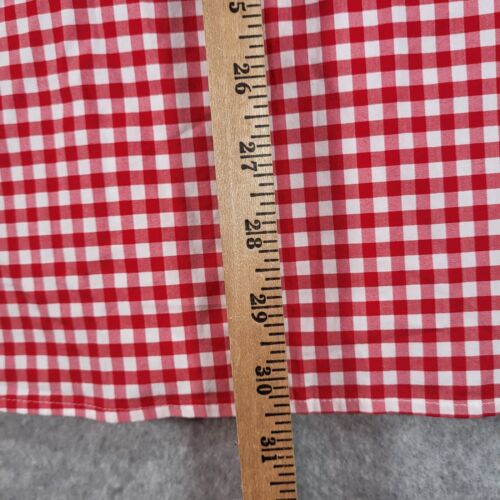 Camisa de manga larga Vineyard Vines On The Go Performance Brrr Gingham para hombre XXL roja - Imagen 9 de 10