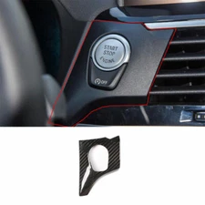 Dry Carbon Fiber One-Button Start Switch Cover Trim For BMW X3 G01 X4 2018-2021