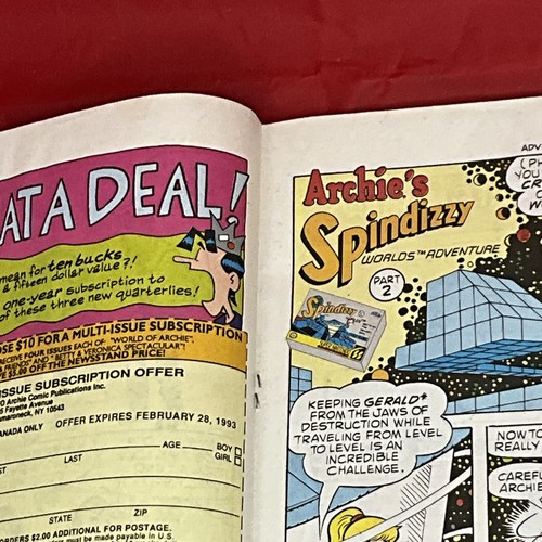 World of Archie #3 - 1992 Serie Archie Comics Sehr guter Zustand-Ex erstaunliche Seiten noch WEISS - Bild 15 von 22