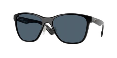 COSTA 6S9127 01 Luna Nueva Black Gray Polarized 57 mm Women's Sunglasses