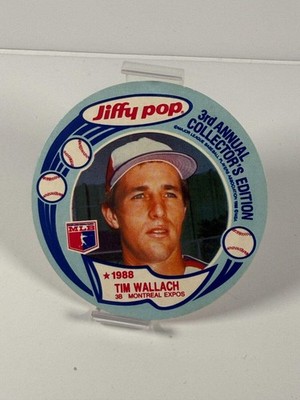 1988 Jiffy Pop Collector's Edition Discs - Tim Wallach #18