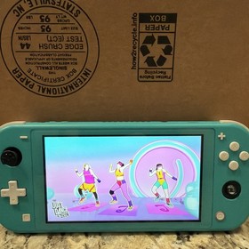 Nintendo Switch Lite 32GB Console Micro SD Turquoise READ DESCRIPTION!!!!