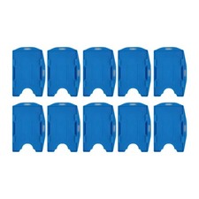 10x Double Sided ID Card Holder Two Sided ID Badge Holder