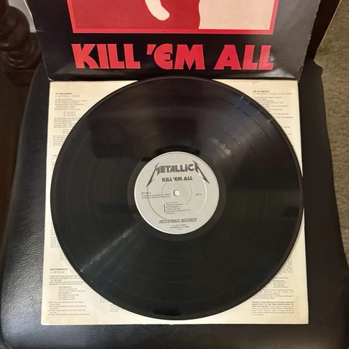 Silver Megaforce METALLICA Collectors Vinyl KILL ‘EM ALL ‘83 1st Press Etched OG