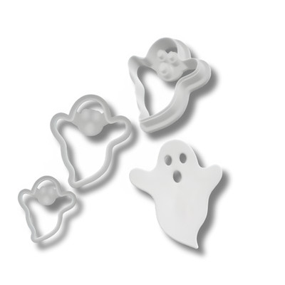 BuildInk Ghost Clay Cutter Set 7pc + FREE 20mm Mini | Polymer Clay | 3D Printed