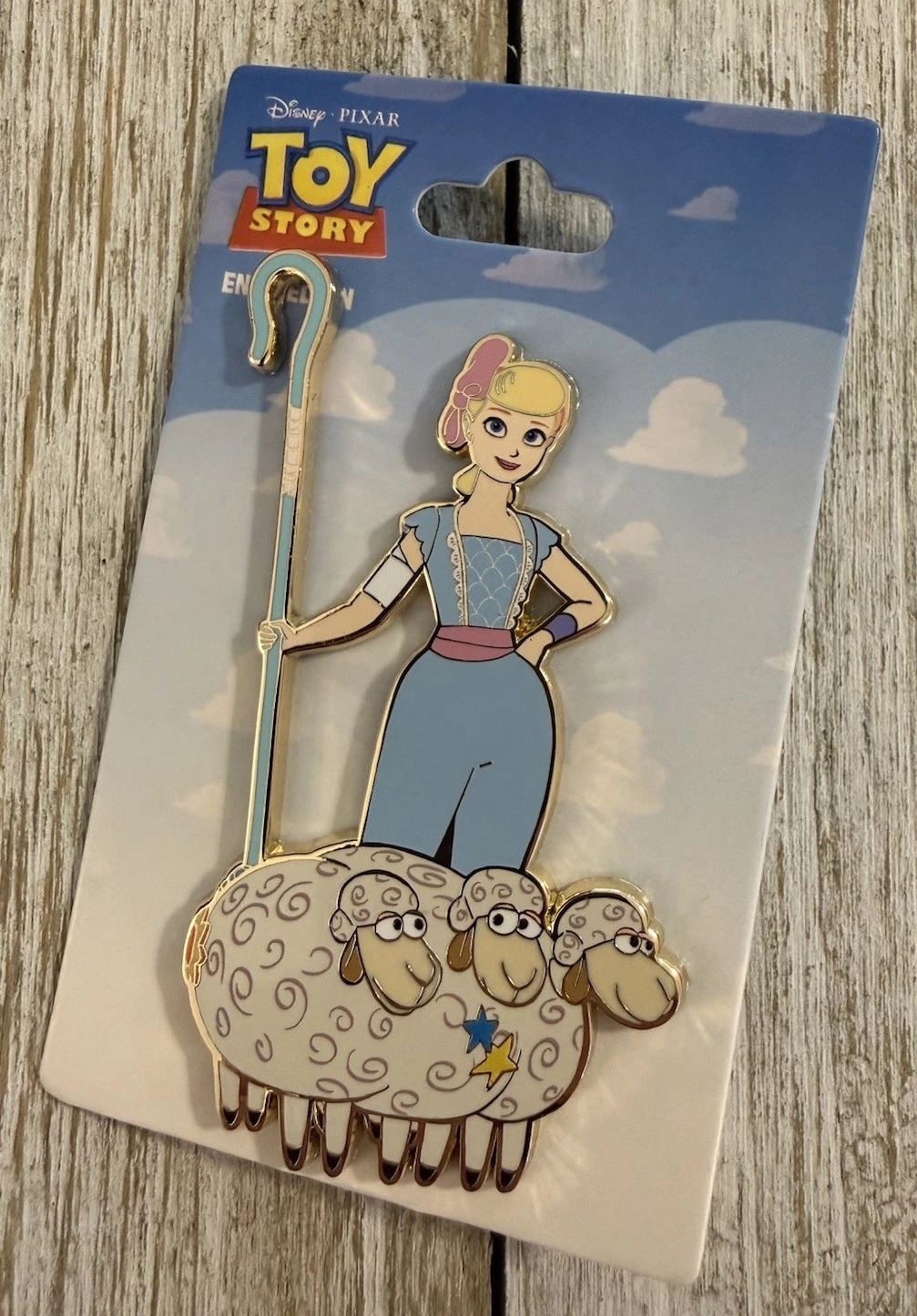 NEW ON CARD! Disney Toy Story Bo Peep Metal Enanel Pin!
