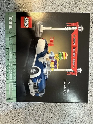LEGO Icons Vintage Parade Car 40913 Retired Set Brand New Sealed In Box