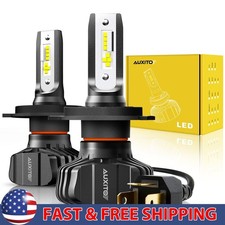 Auxito Super Bright 9003 LED H4 Hi-Lo Beam Headlight Bulb 6000k Free Return 2/4X