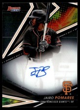 2022 Bowman's Best of 2022 Autographs Jairo Pomares Auto San Francisco Giants