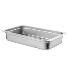 1 Pack 4" Deep Steam Table Pan Hotel Food Prep Full Size Stainless Steel