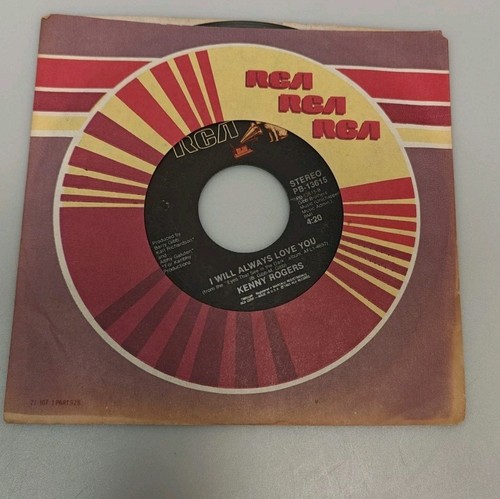 KENNY ROGERS I Will Always Love You Islands in the Stream 45 VG Vinyl Dolly - Picture 9 of 10