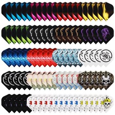 100PCS Dart Flights 20 Sets Dart Standard Flights Replacement Feather Tail Wi...