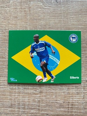 Playercard 2005/06 Hertha BSC City Press Gilberto Hertha Brasilien