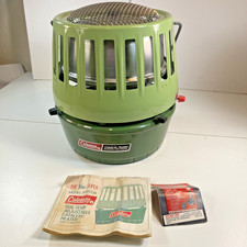 Vintage Coleman Catalytic Heater Avocado 513A708 Dial-Temp 3000-5000 BTU ~ 1972