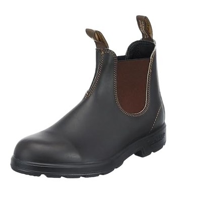 BLUNDSTONE ORIGINAL CHELSEA BOOTS UNISEX SIZE: MEN 8.5 WOMEN 8.5 STOUT BROWN