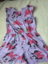 Minnie Mouse Playsuit, Size 6-7 Years. 100% Cotten. Excellent Condition