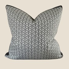 Andrew Martin Monte Storm Sqaure Cushion With Gusset Handmade By Amouri Home