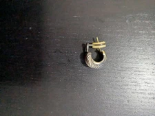 David Yurman Sterling & 18K Gold SINGLE Clip Earring Pls Read Description 